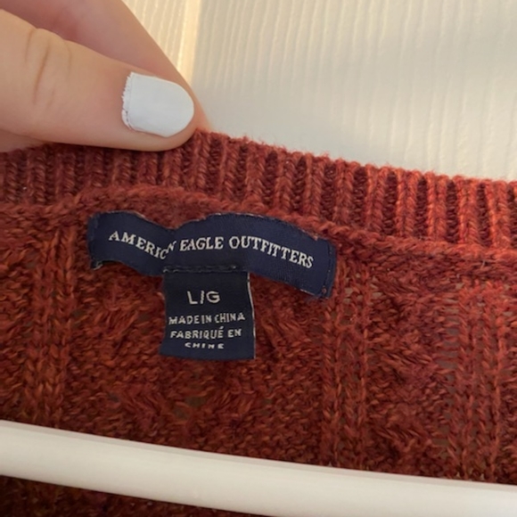 Maroon American Eagle Sweater - Picture 4 of 4
